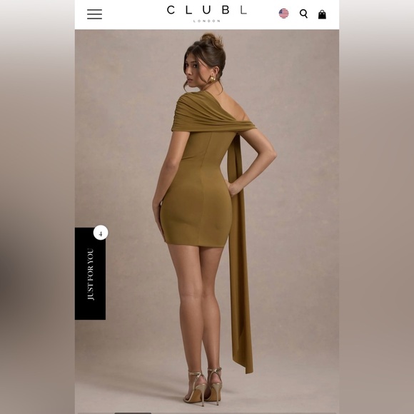 Bodycon Off the Shoulder Dress [NWT] - Picture 3 of 3